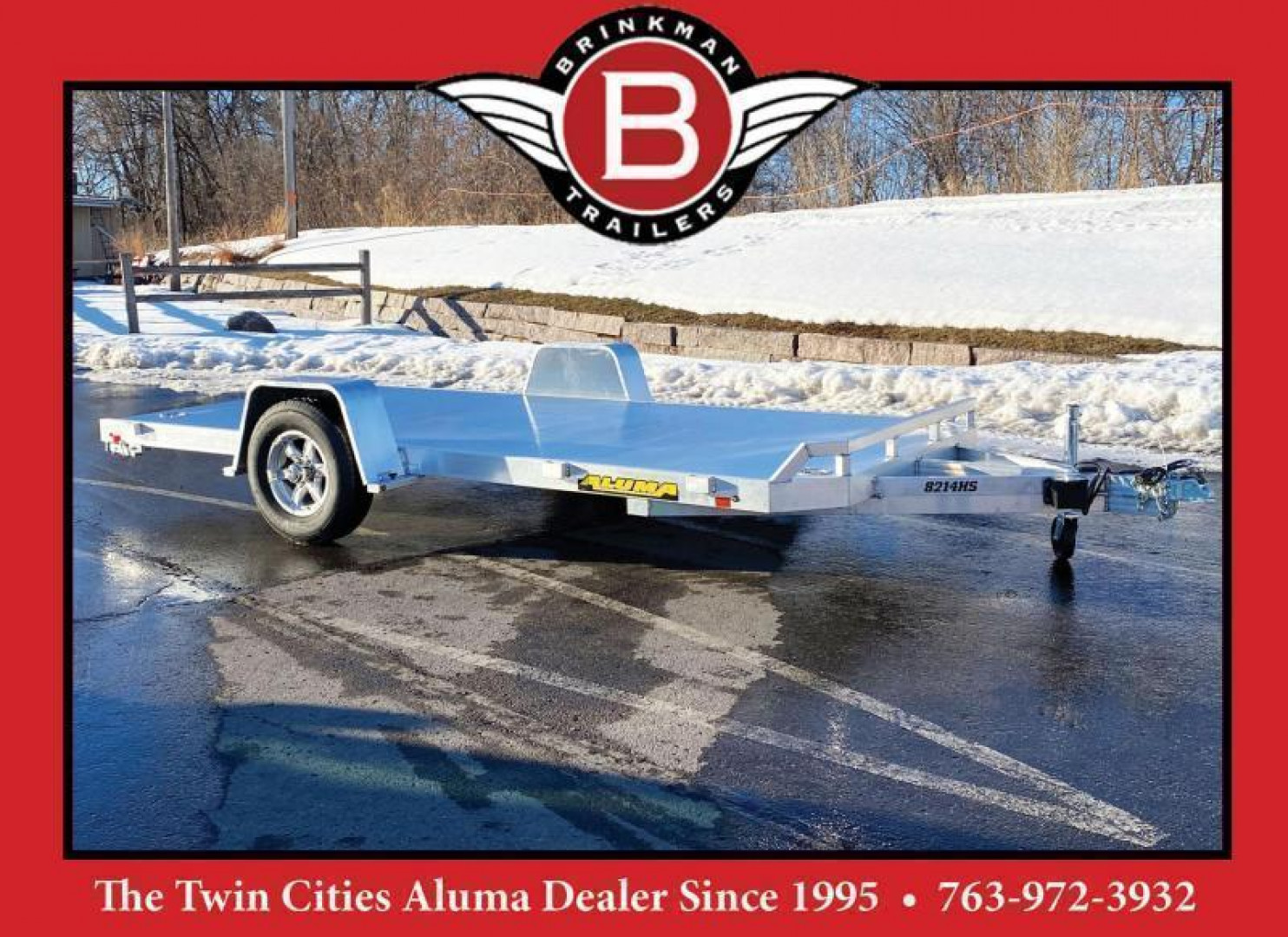 New Aluma 8214H Heavy Duty Aluminum Trailer - Tuck Under Ramps - 5200 ...