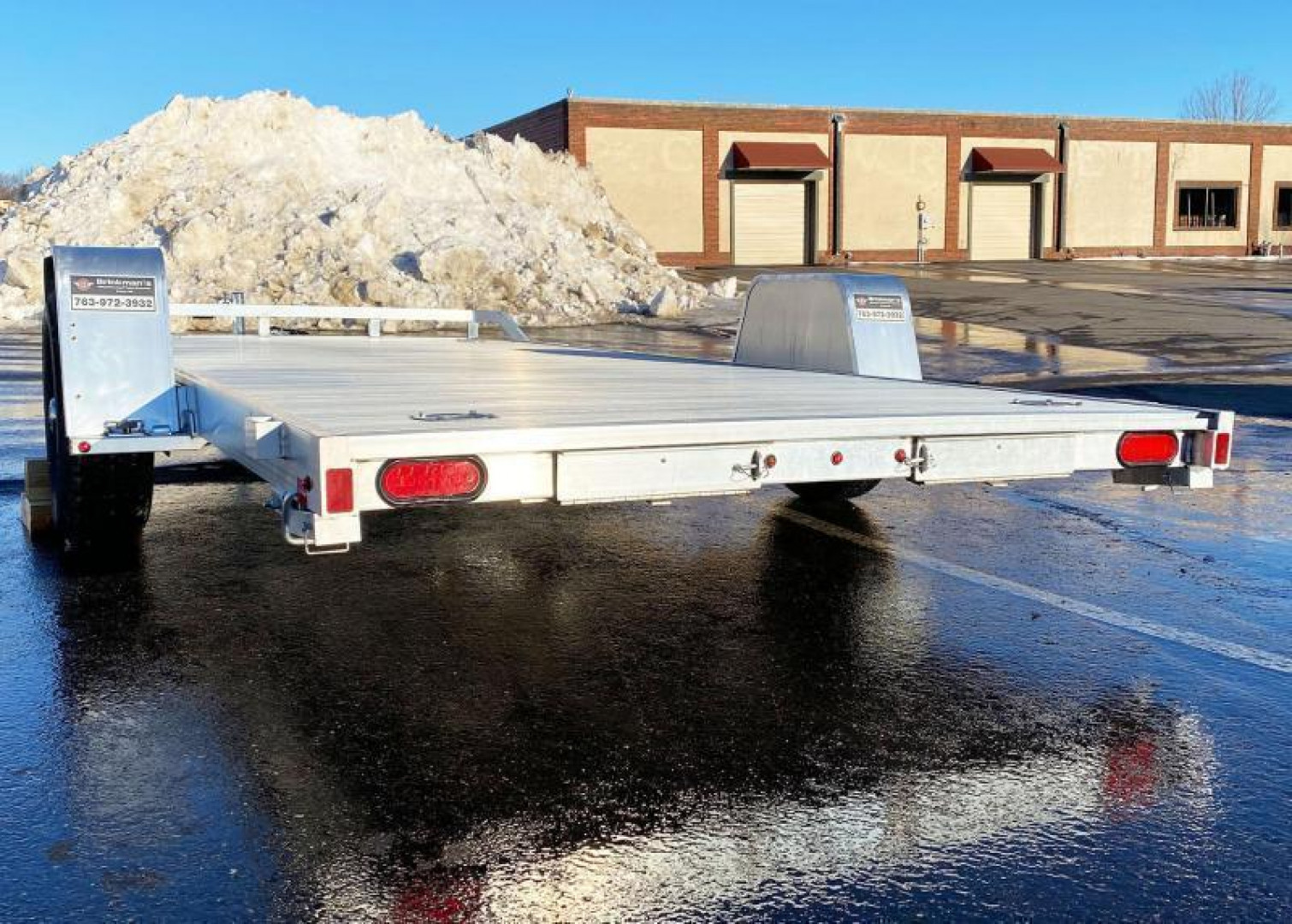 New Aluma 8214H Heavy Duty Aluminum Trailer - Tuck Under Ramps - 5200 ...