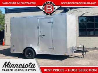New Continental Cargo 7x12 Enclosed Trailer - Double Doors