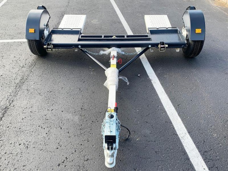 New Stehl-Tow 83" Wide Tilt Bed Tow Dolly - Surge Disc Brakes!
