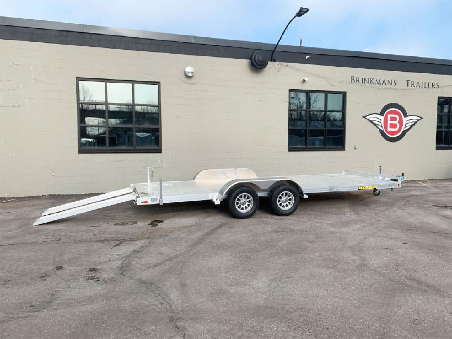 New Aluma 8220 Aluminum Utility Trailer - Tuck Under Ramps for sale in ...