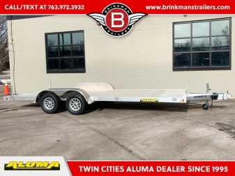 New Aluma 8220 Aluminum Utility Trailer - Tuck Under Ramps