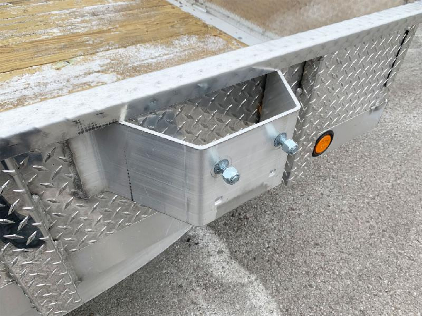 New Trophy 7x14 Tandem Axle Aluminum ATV/UTV Utility Trailer - Diamond Plate Sides