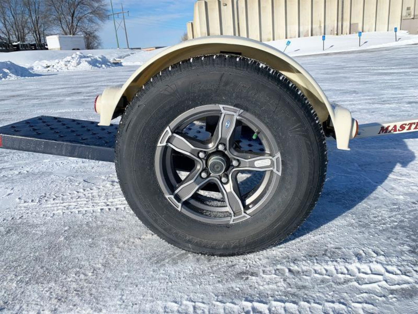 New Master Tow 83" Wide Tilt Bed Tow Dolly - Electric Brakes -Wheel Straps and Ratcheting Buckles Included!