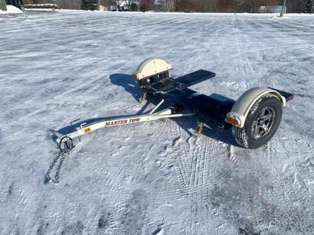 New Master Tow 83" Wide Tilt Bed Tow Dolly - Electric Brakes -Wheel Straps and Ratcheting Buckles Included!