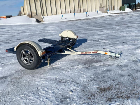 New Master Tow 83" Wide Tilt Bed Tow Dolly - Electric Brakes -Wheel Straps and Ratcheting Buckles Included!