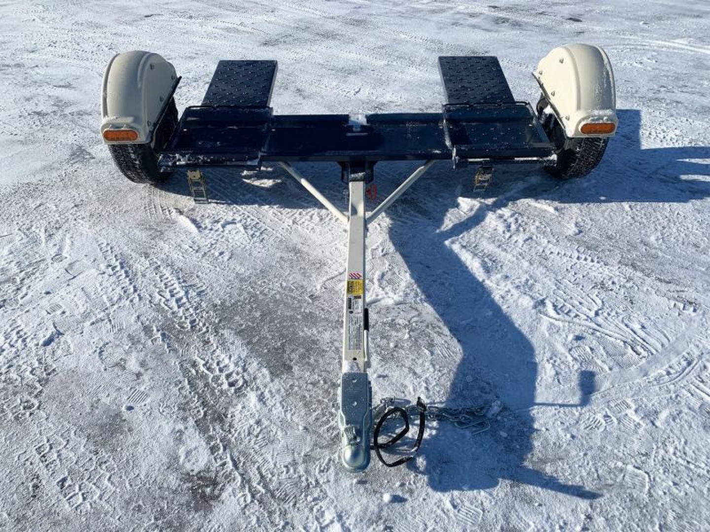 New Master Tow 83" Wide Tilt Bed Tow Dolly - Electric Brakes -Wheel Straps and Ratcheting Buckles Included!