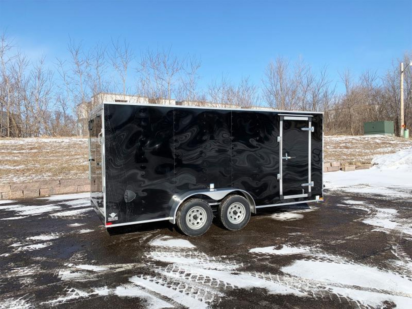 New US Cargo 7x16 Enclosed Trailer -Ramp Door