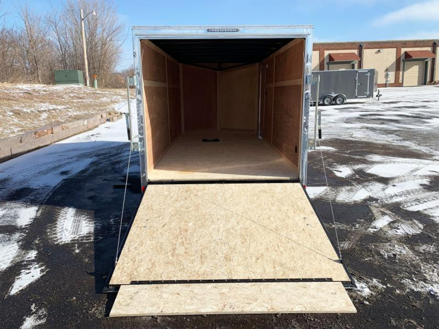 New US Cargo 7x16 Enclosed Trailer -Ramp Door