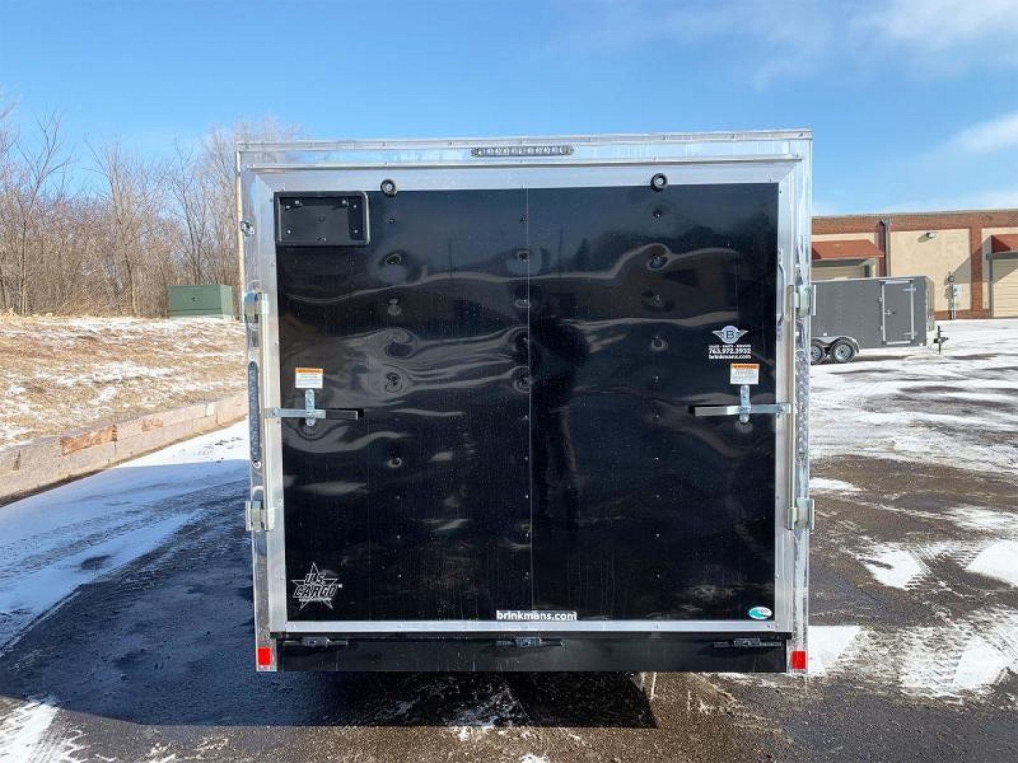 New US Cargo 7x16 Enclosed Trailer -Ramp Door