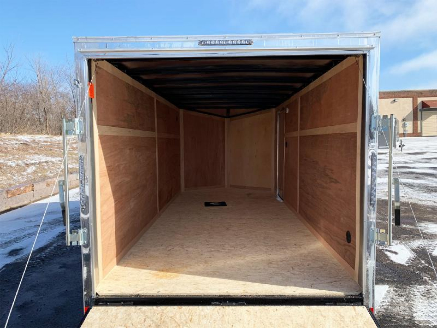 New US Cargo 7x16 Enclosed Trailer -Ramp Door