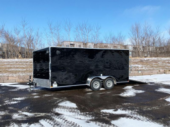 New US Cargo 7x16 Enclosed Trailer -Ramp Door