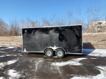 New US Cargo 7x16 Enclosed Trailer -Ramp Door