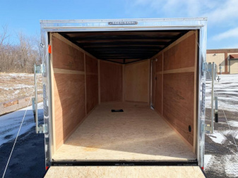 New US Cargo 7x16 Enclosed Trailer -Ramp Door