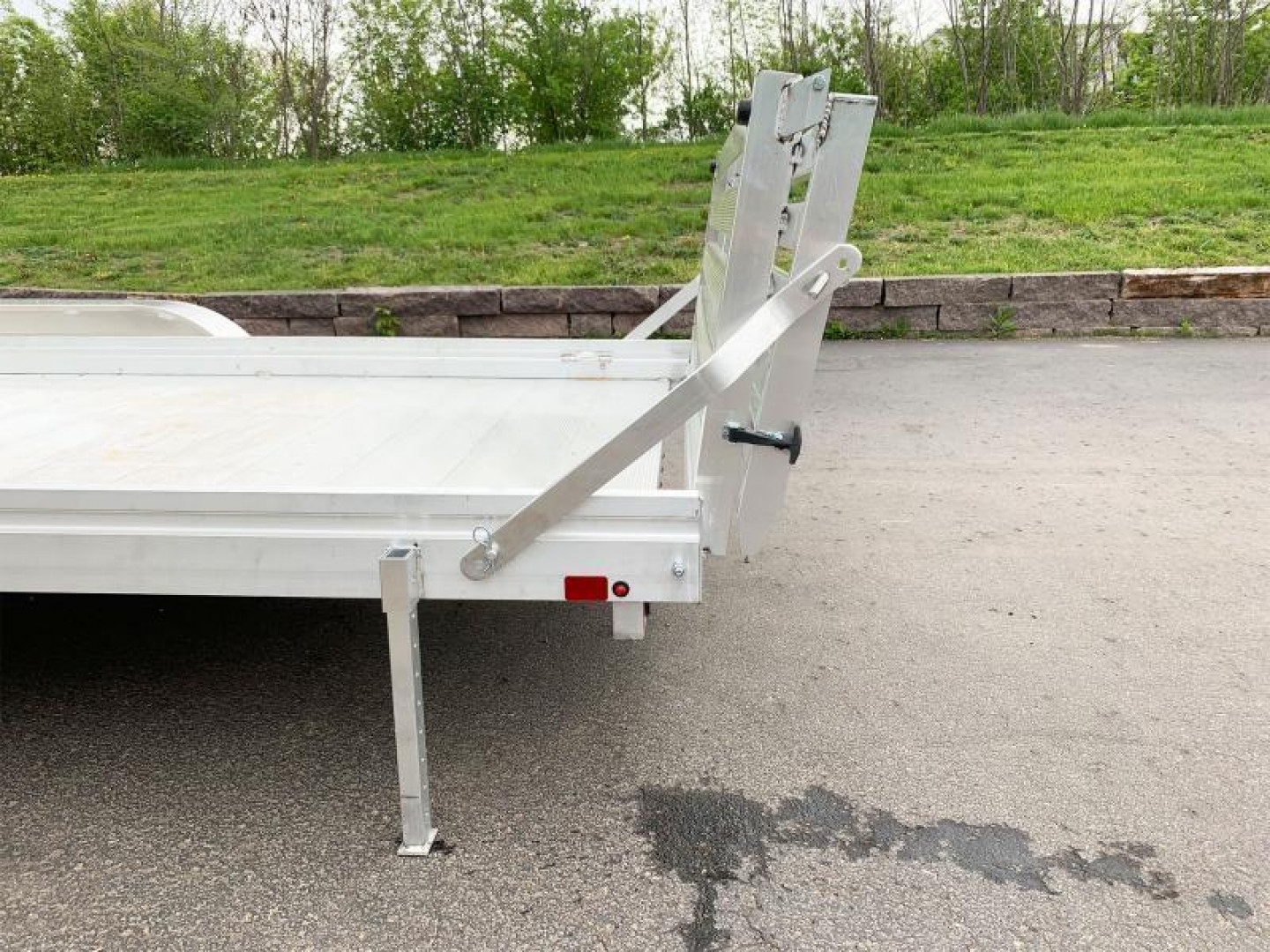 New Aluma 7820 ESA BT(78x20) ATV/UTV Trailer - Bi-Fold Tailgate!