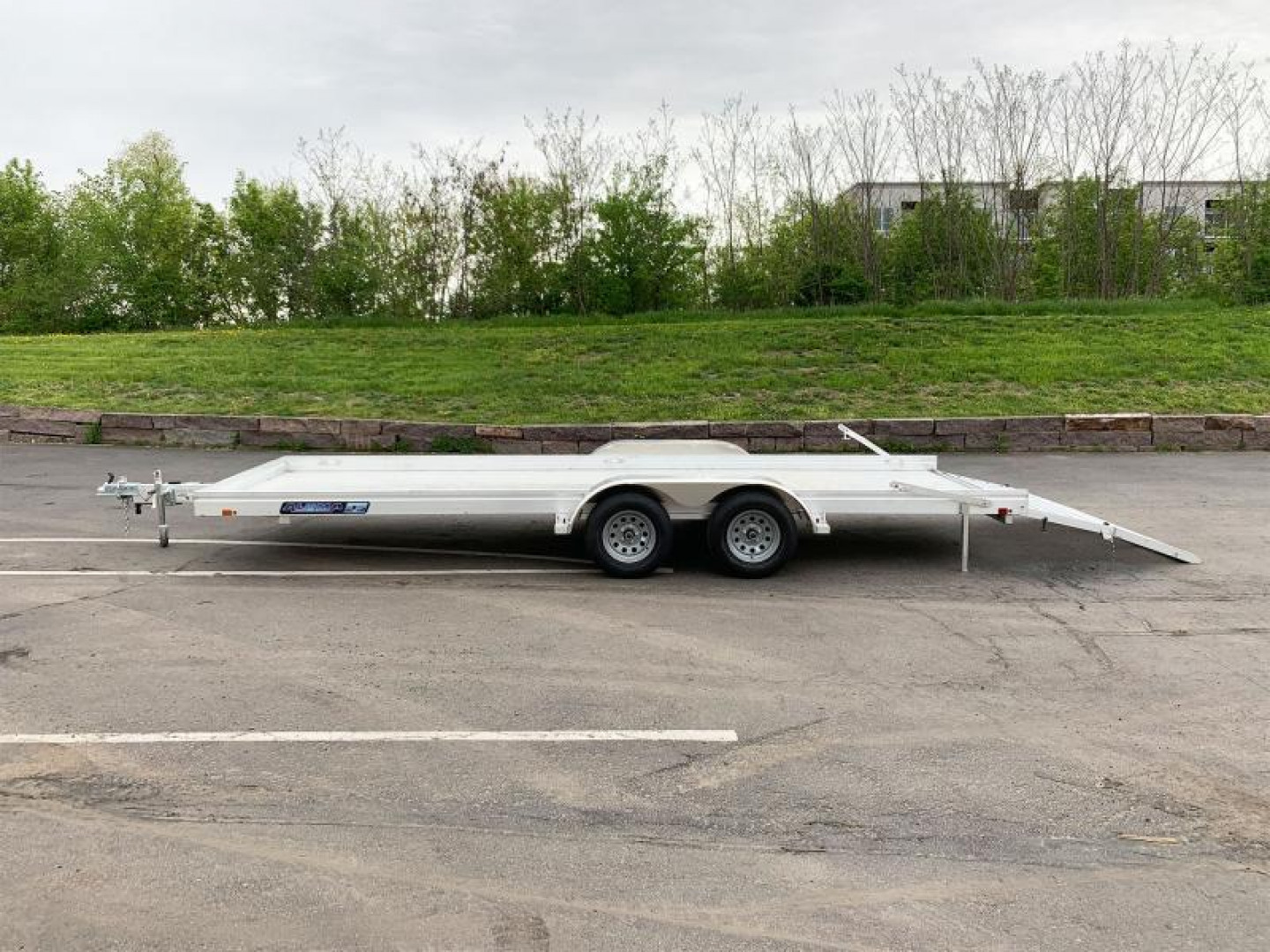 New Aluma 7820 ESA BT(78x20) ATV/UTV Trailer - Bi-Fold Tailgate!