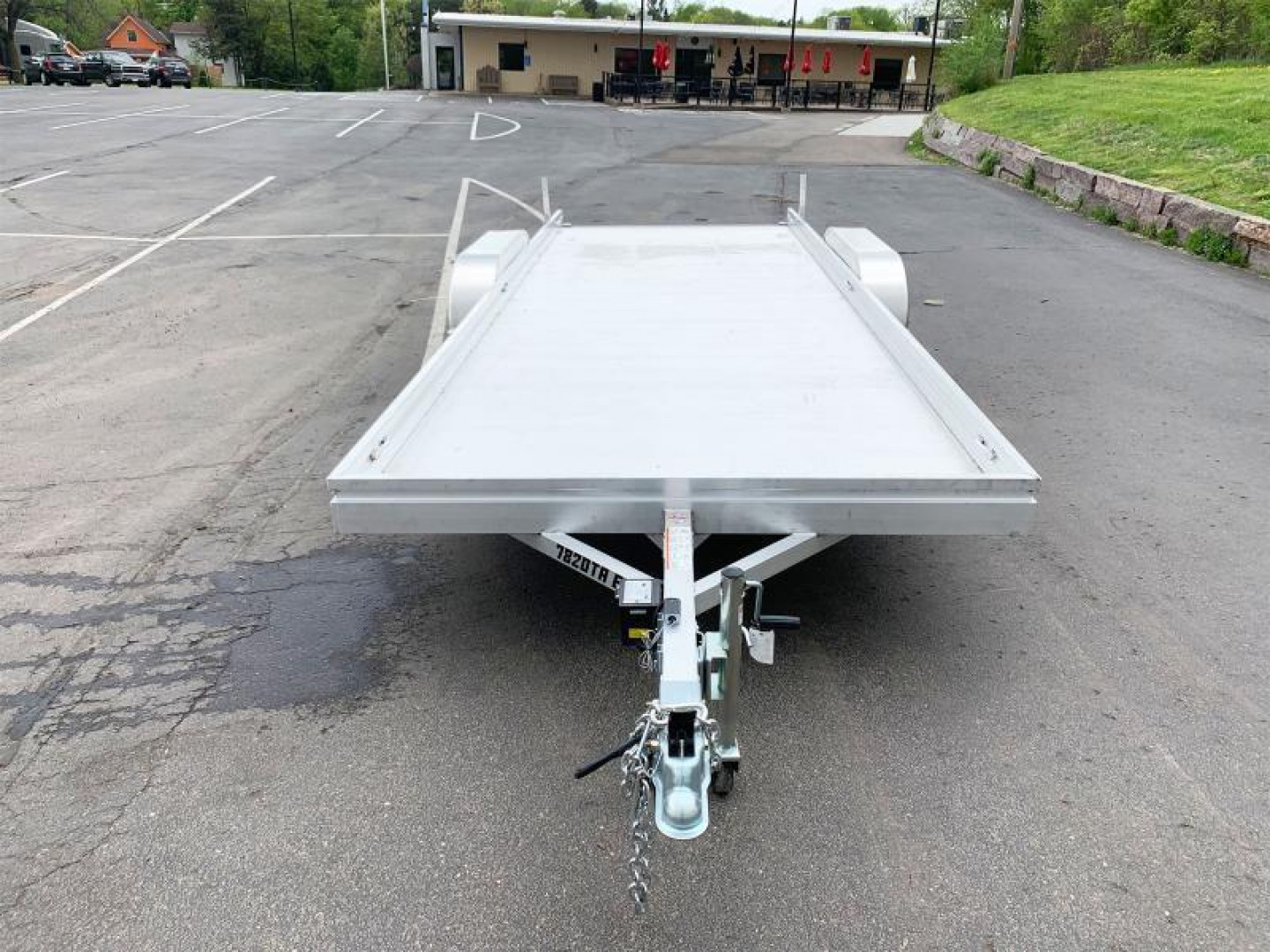 New Aluma 7820 ESA BT(78x20) ATV/UTV Trailer - Bi-Fold Tailgate!