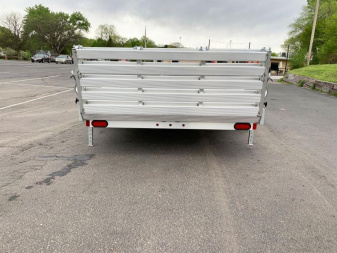 New Aluma 7820 ESA BT(78x20) ATV/UTV Trailer - Bi-Fold Tailgate!