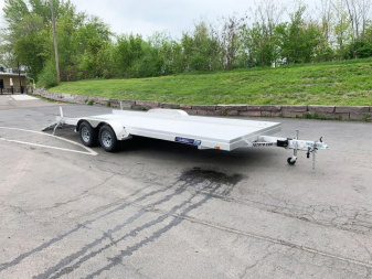 New Aluma 7820 ESA BT(78x20) ATV/UTV Trailer - Bi-Fold Tailgate!