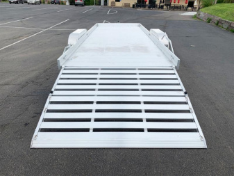 New Aluma 7820 ESA BT(78x20) ATV/UTV Trailer - Bi-Fold Tailgate!