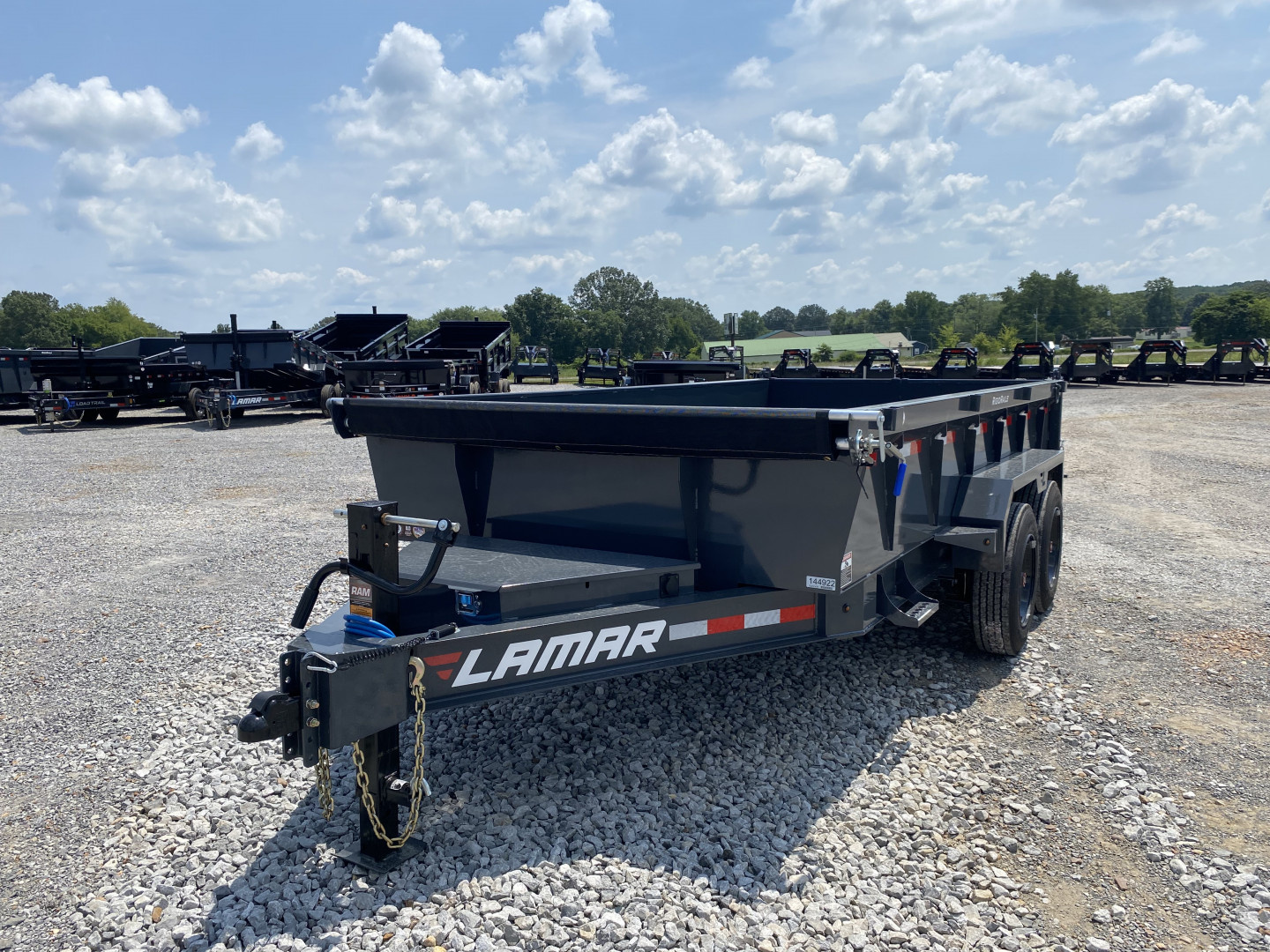 New 2026 Lamar Dump Trailer | 83" x 14' | 16K GVWR