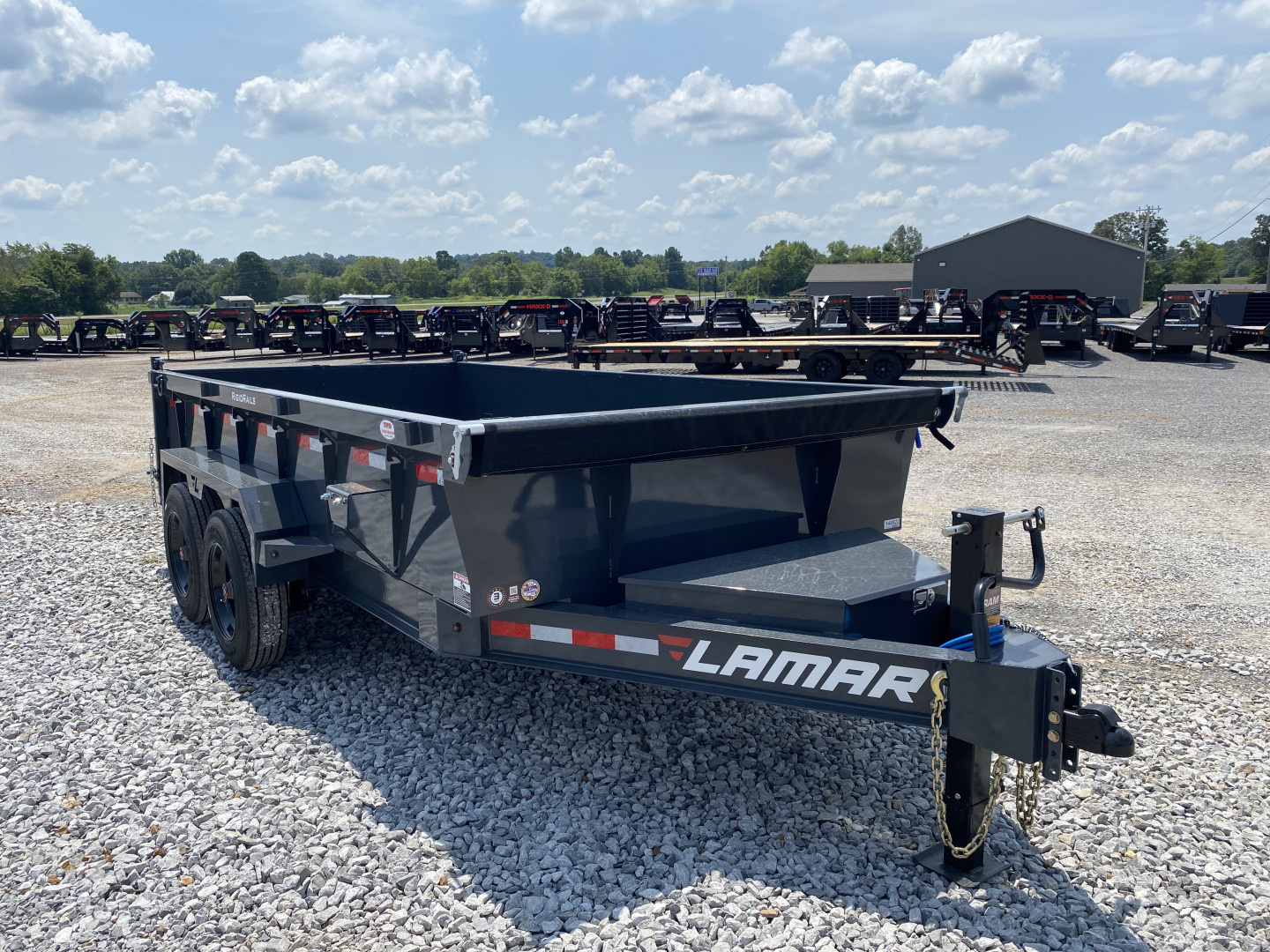 New 2026 Lamar Dump Trailer | 83" x 14' | 16K GVWR