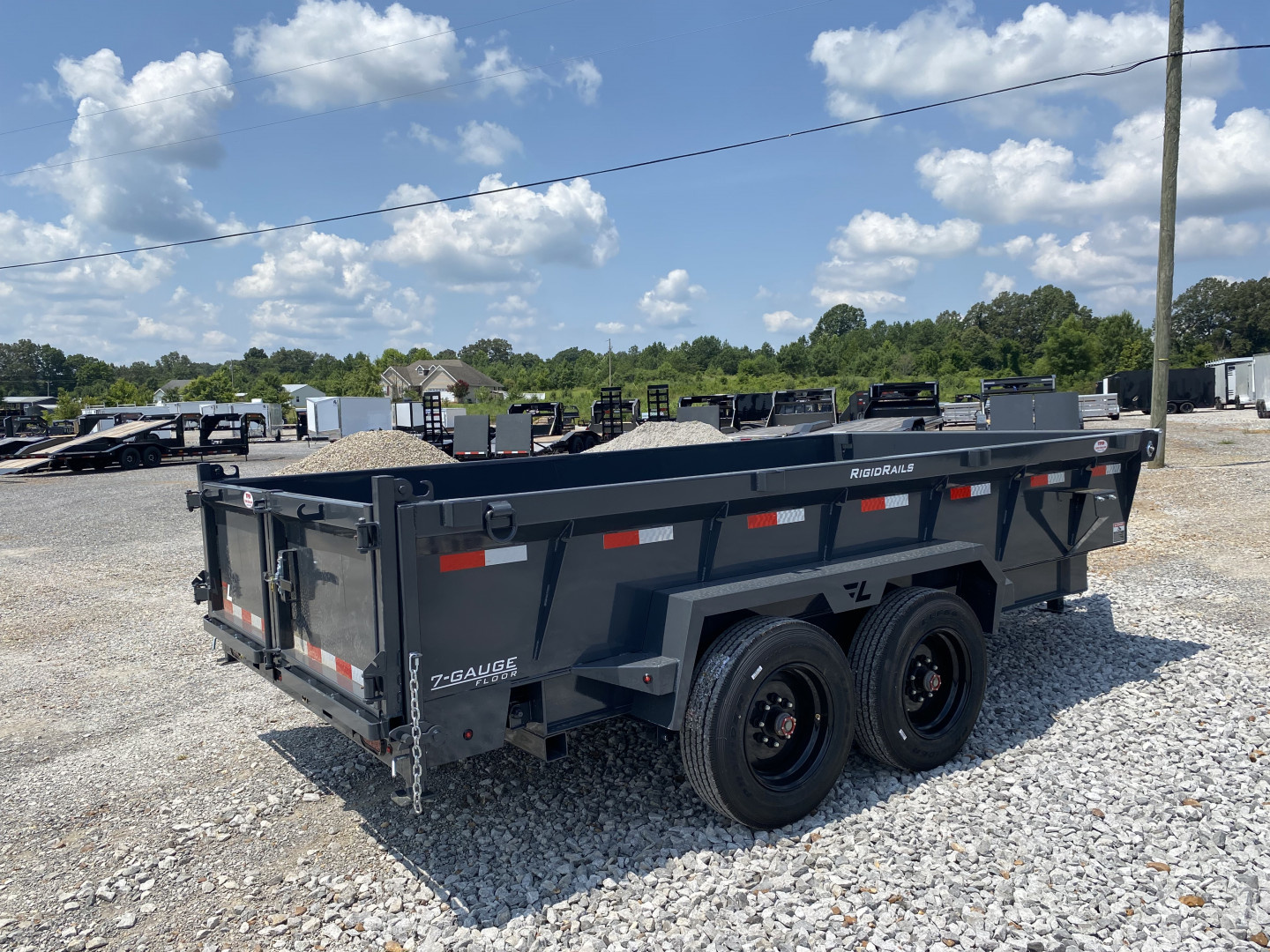 New 2026 Lamar Dump Trailer | 83" x 14' | 16K GVWR