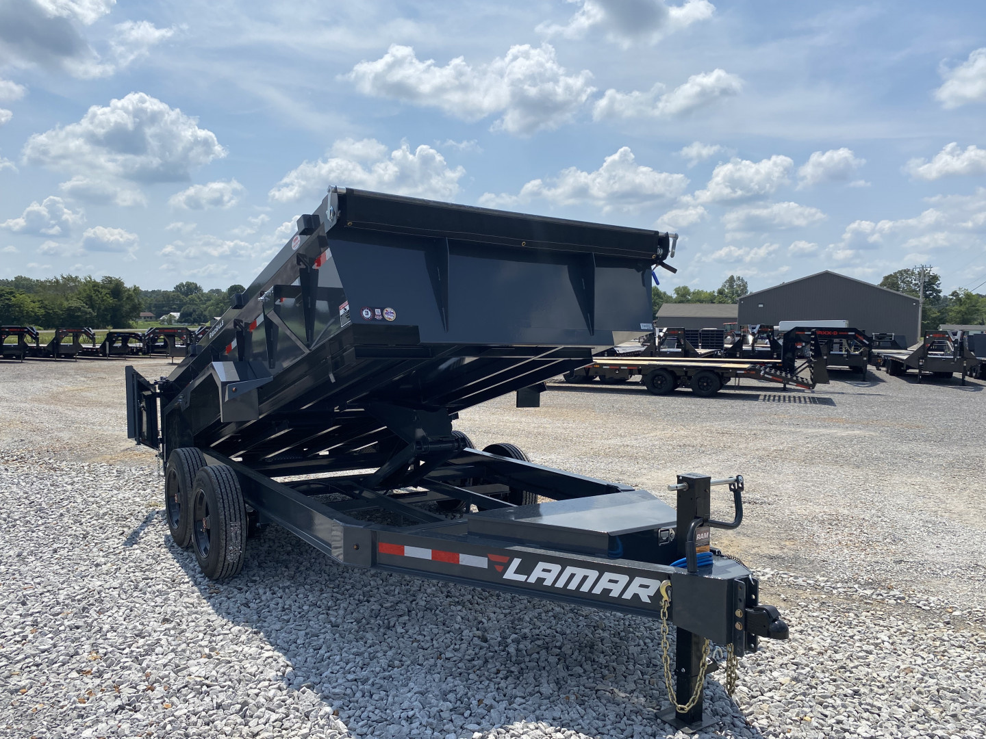 New 2026 Lamar Dump Trailer | 83" x 14' | 16K GVWR