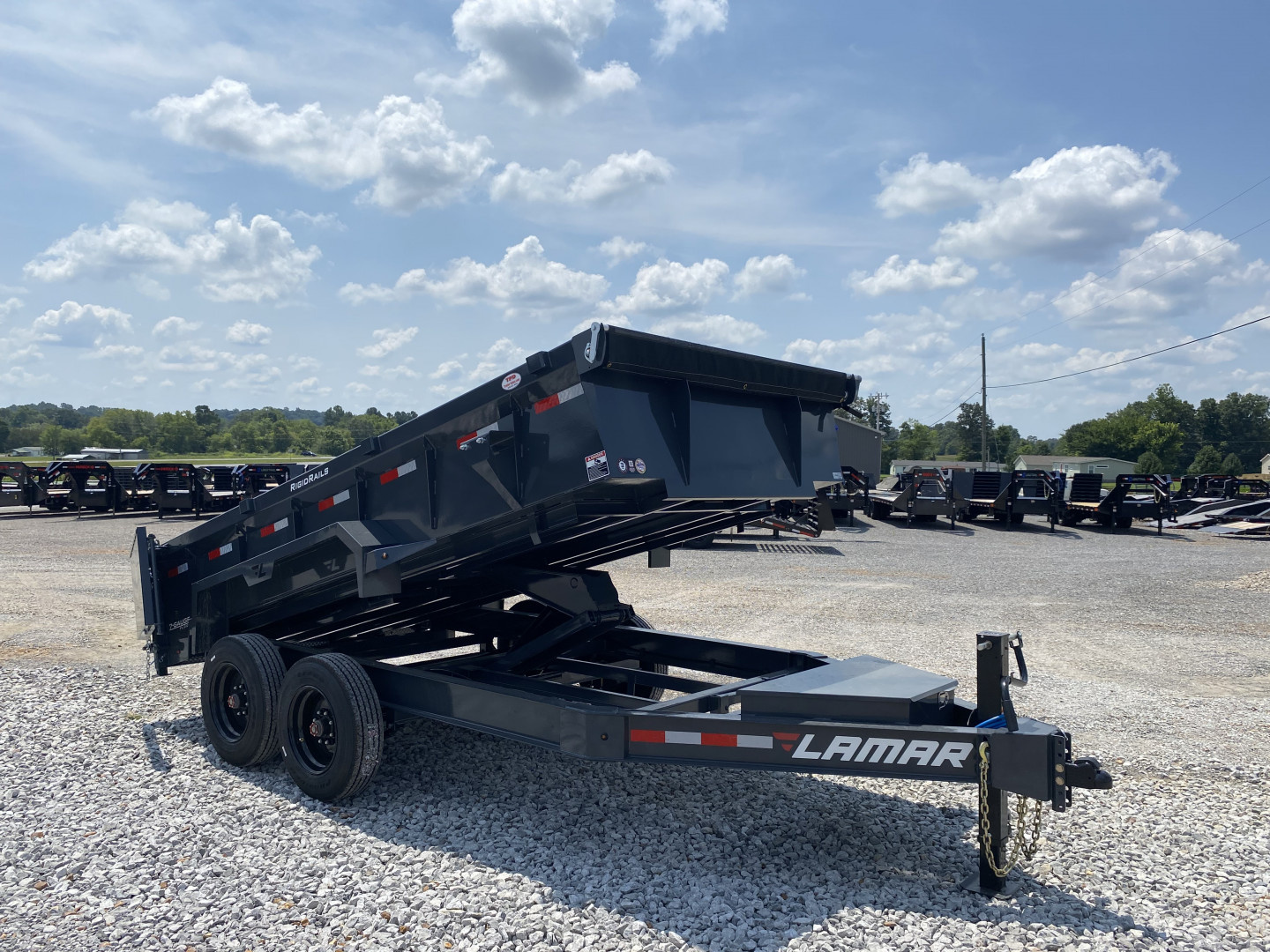 New 2026 Lamar Dump Trailer | 83" x 14' | 16K GVWR