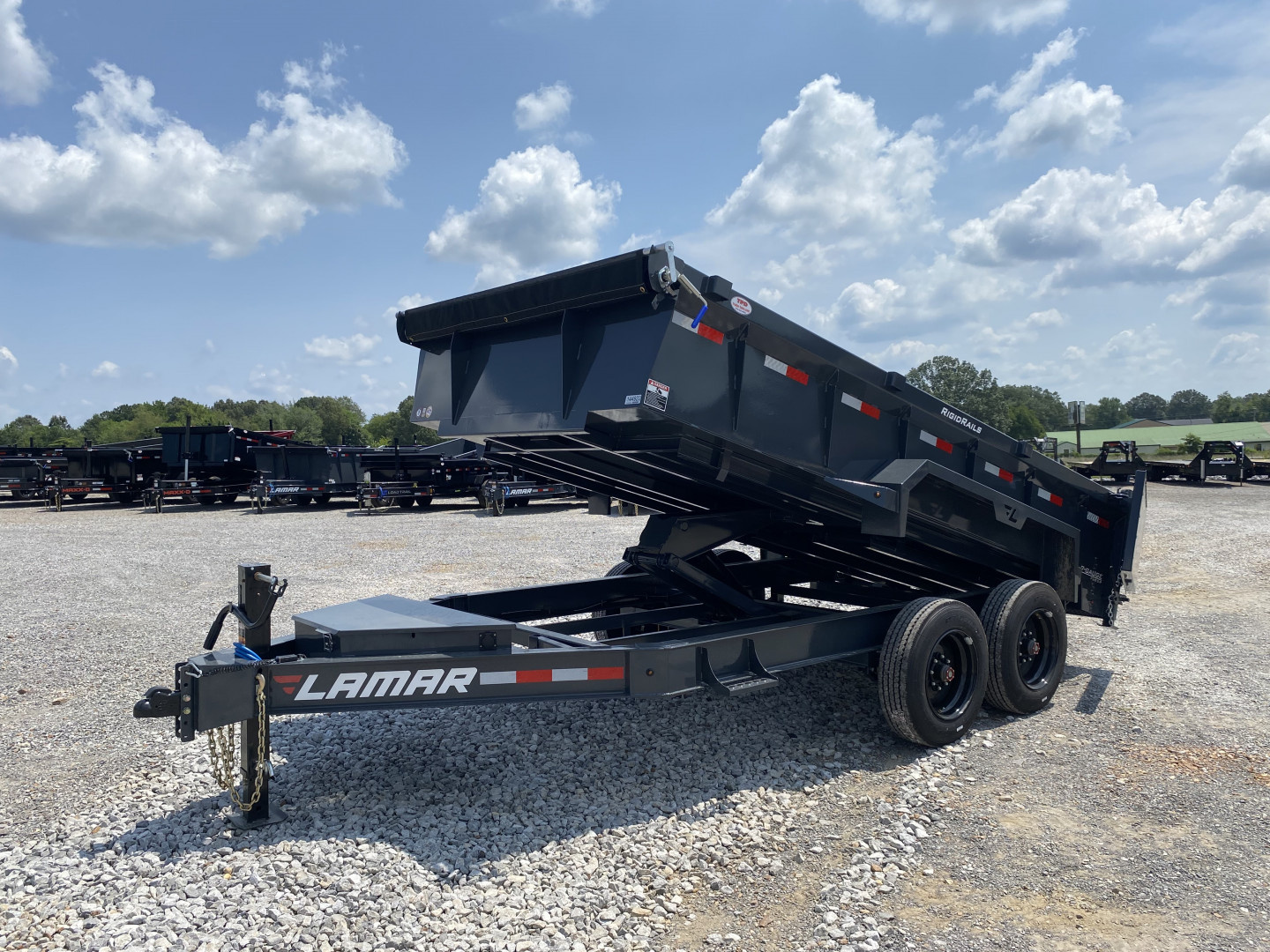 New 2026 Lamar Dump Trailer | 83" x 14' | 16K GVWR