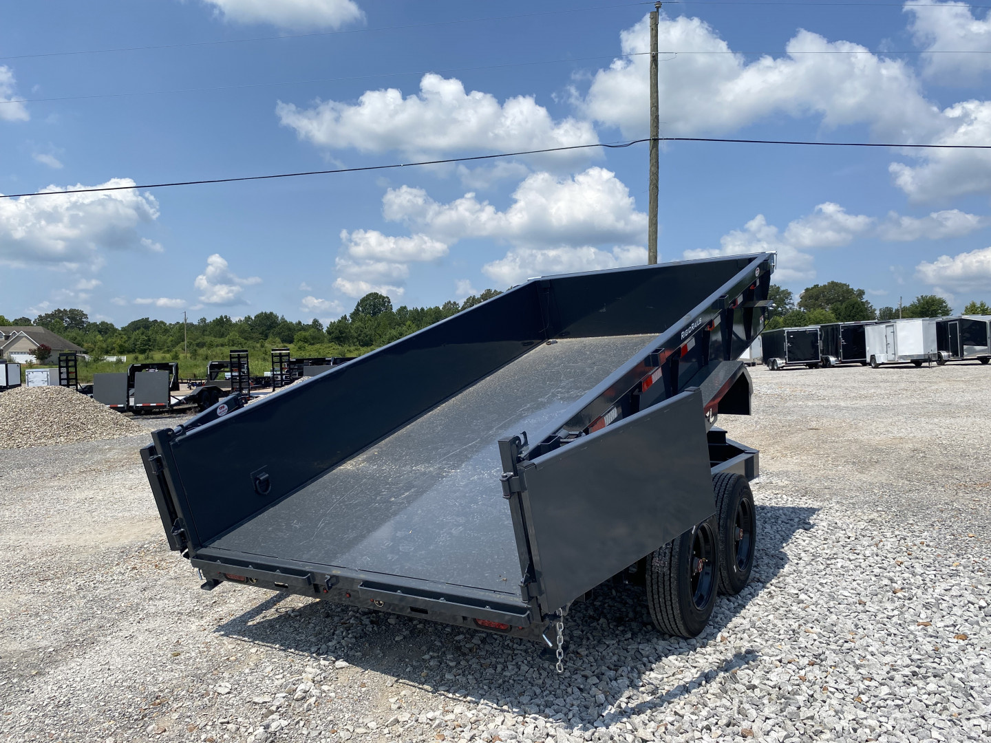 New 2026 Lamar Dump Trailer | 83" x 14' | 16K GVWR