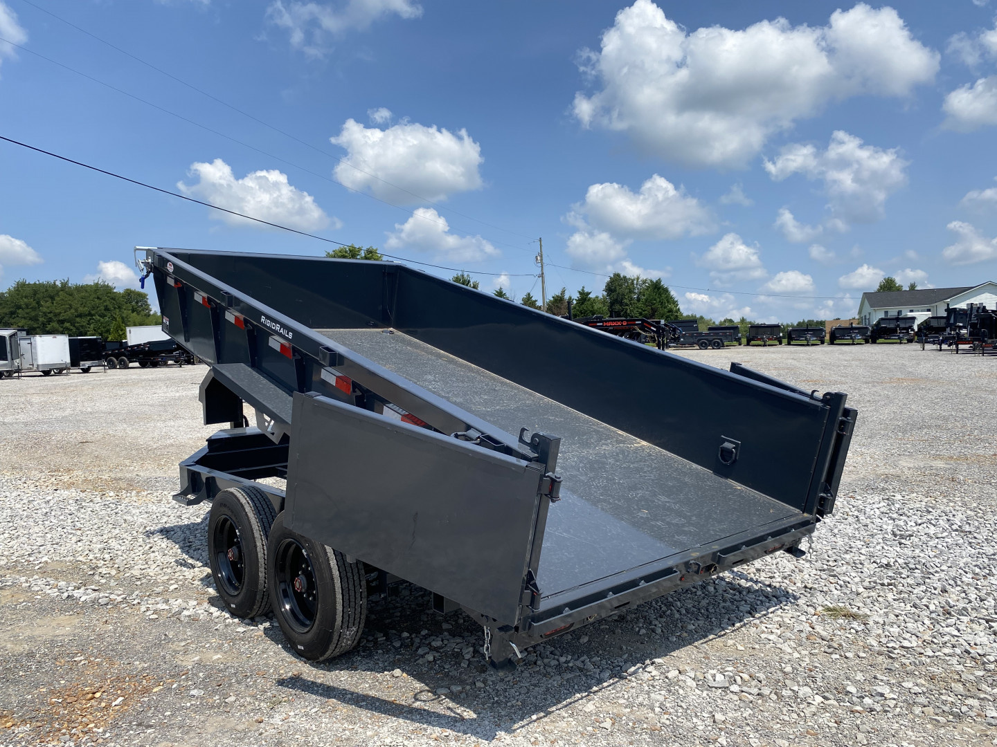 New 2026 Lamar Dump Trailer | 83" x 14' | 16K GVWR