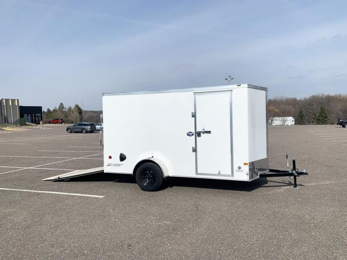 Mds Rear Ramp New American Hauler 6x12 Enclosed Trailer - 6'6