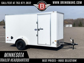 New American Hauler 6x12 Enclosed Trailer - 6'6  Int. - Rear Ramp