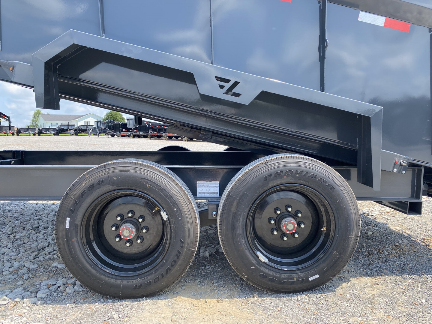 New 2026 Lamar 83" x 14' 16k Telescopic Low-Pro Dump Trailer