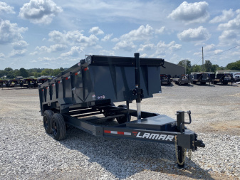 New 2026 Lamar 83  x 14' 16k Telescopic Low-Pro Dump Trailer