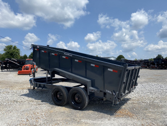New 2026 Lamar 83" x 14' 16k Telescopic Low-Pro Dump Trailer