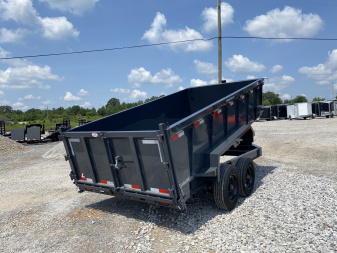 New 2026 Lamar 83" x 14' 16k Telescopic Low-Pro Dump Trailer