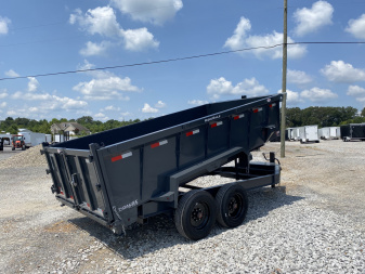 New 2026 Lamar 83" x 14' 16k Telescopic Low-Pro Dump Trailer