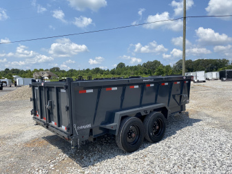 New 2026 Lamar 83" x 14' 16k Telescopic Low-Pro Dump Trailer