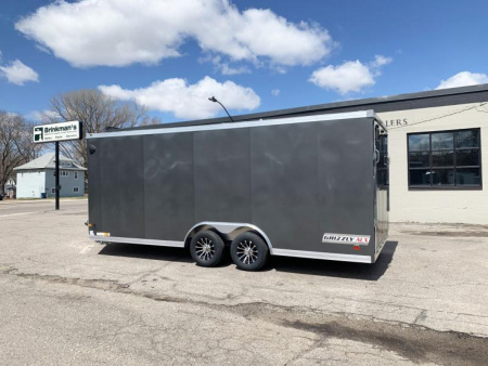 New Deluxe Haulmark Grizzly 8.5x20 Enclosed Aluminum Car /Cargo Trailer - Rear Ramp!