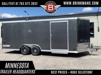 New Deluxe Haulmark Grizzly 8.5x20 Enclosed Aluminum Car /Cargo Trailer - Rear Ramp!
