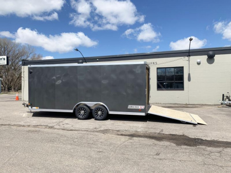 New Deluxe Haulmark Grizzly 8.5x20 Enclosed Aluminum Car /Cargo Trailer - Rear Ramp!