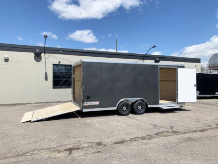 New Deluxe Haulmark Grizzly 8.5x20 Enclosed Aluminum Car /Cargo Trailer - Rear Ramp!