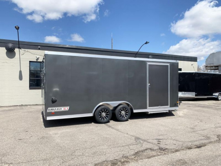 New Deluxe Haulmark Grizzly 8.5x20 Enclosed Aluminum Car /Cargo Trailer - Rear Ramp!