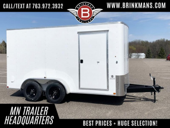 New Carry-On 7x14 Enclosed Cargo Trailer- Rear Ramp Door!