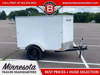 New Carry-On 4x6 Enclosed Trailer - Single Swing Door