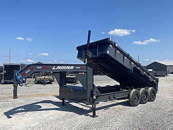 New 2026 Lamar 83  x 16' 21K Telescopic Dump Trailer