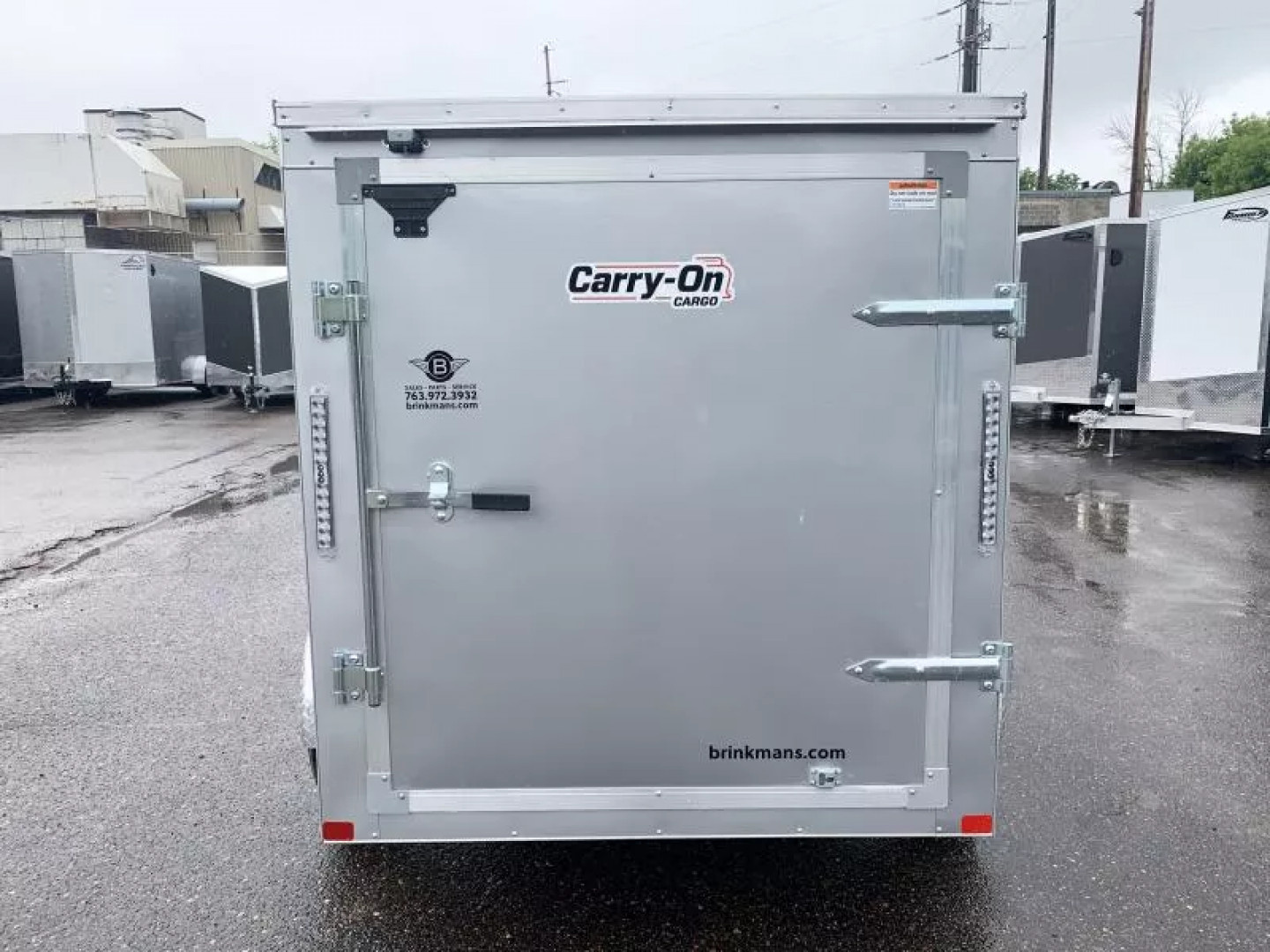 New Carry-On 5x8 Enclosed Trailer - Swing Door!