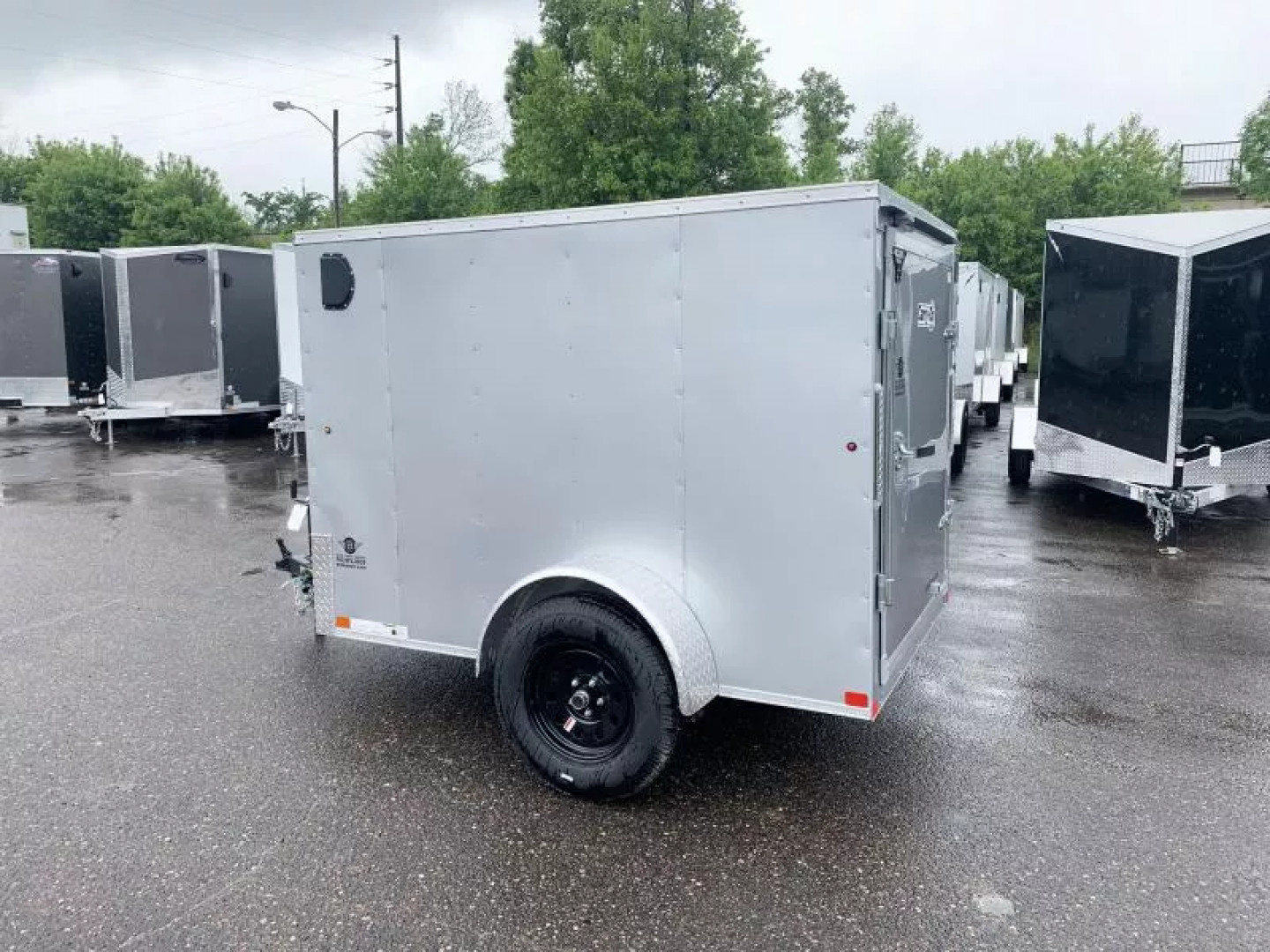 New Carry-On 5x8 Enclosed Trailer - Swing Door!